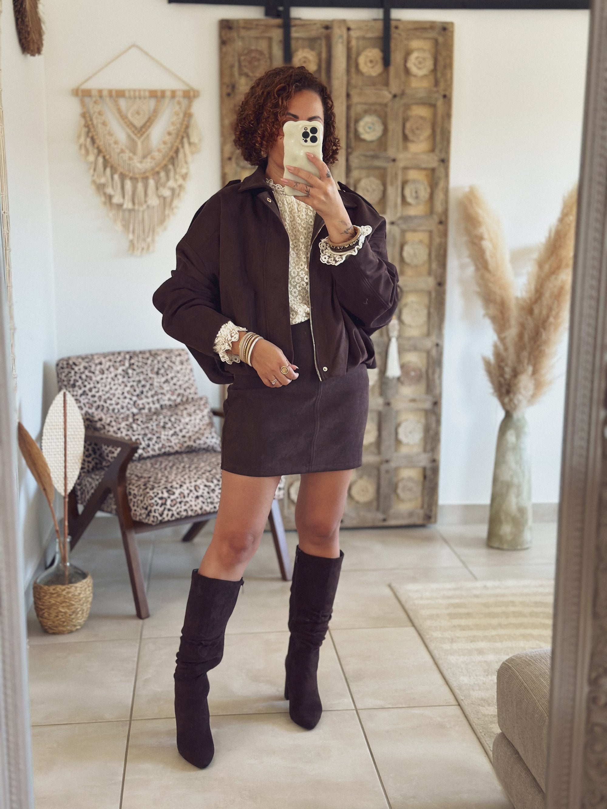 Blouse Alizée – Dentelle crème