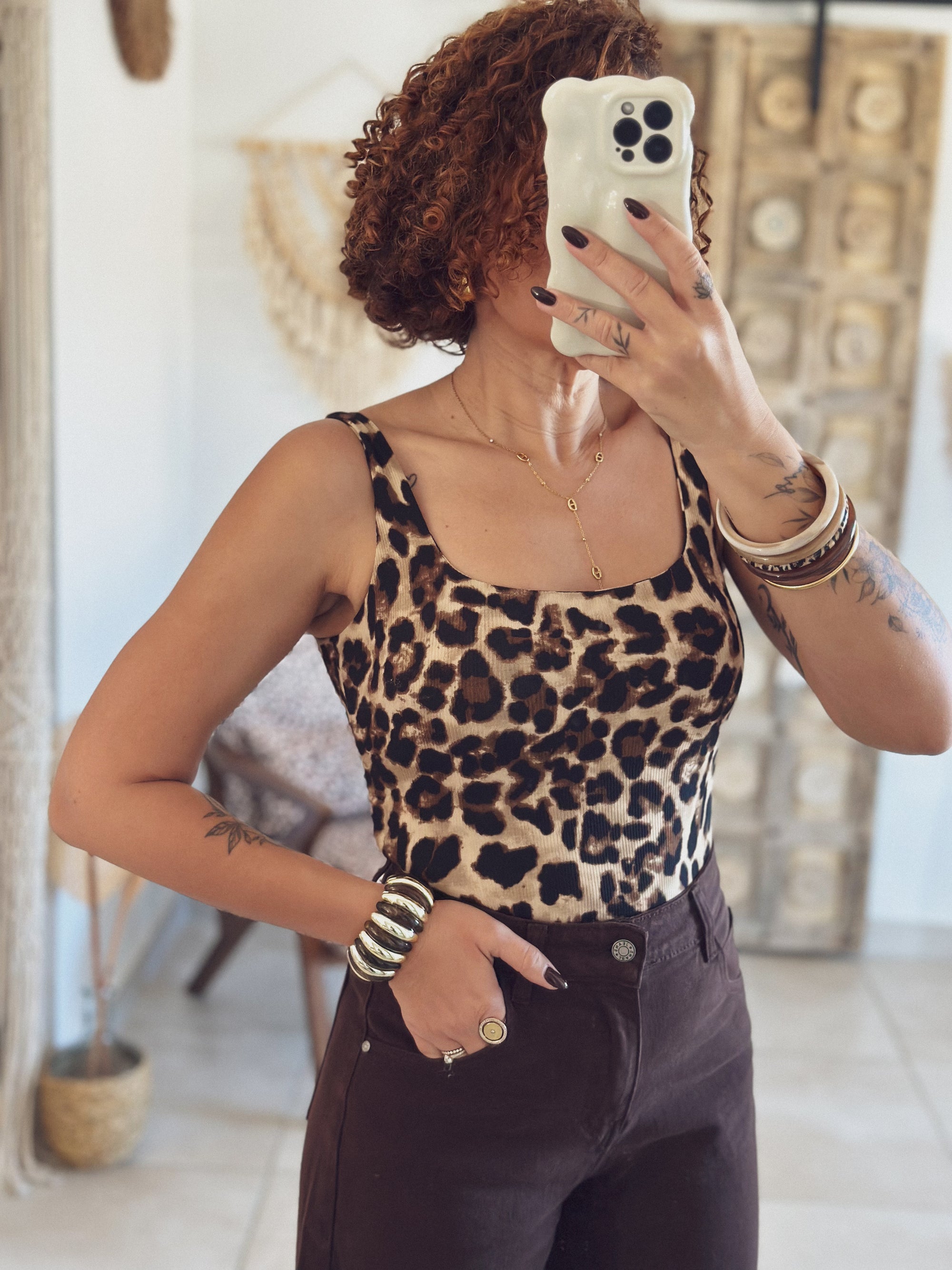 Body Carmen – Imprimé léopard