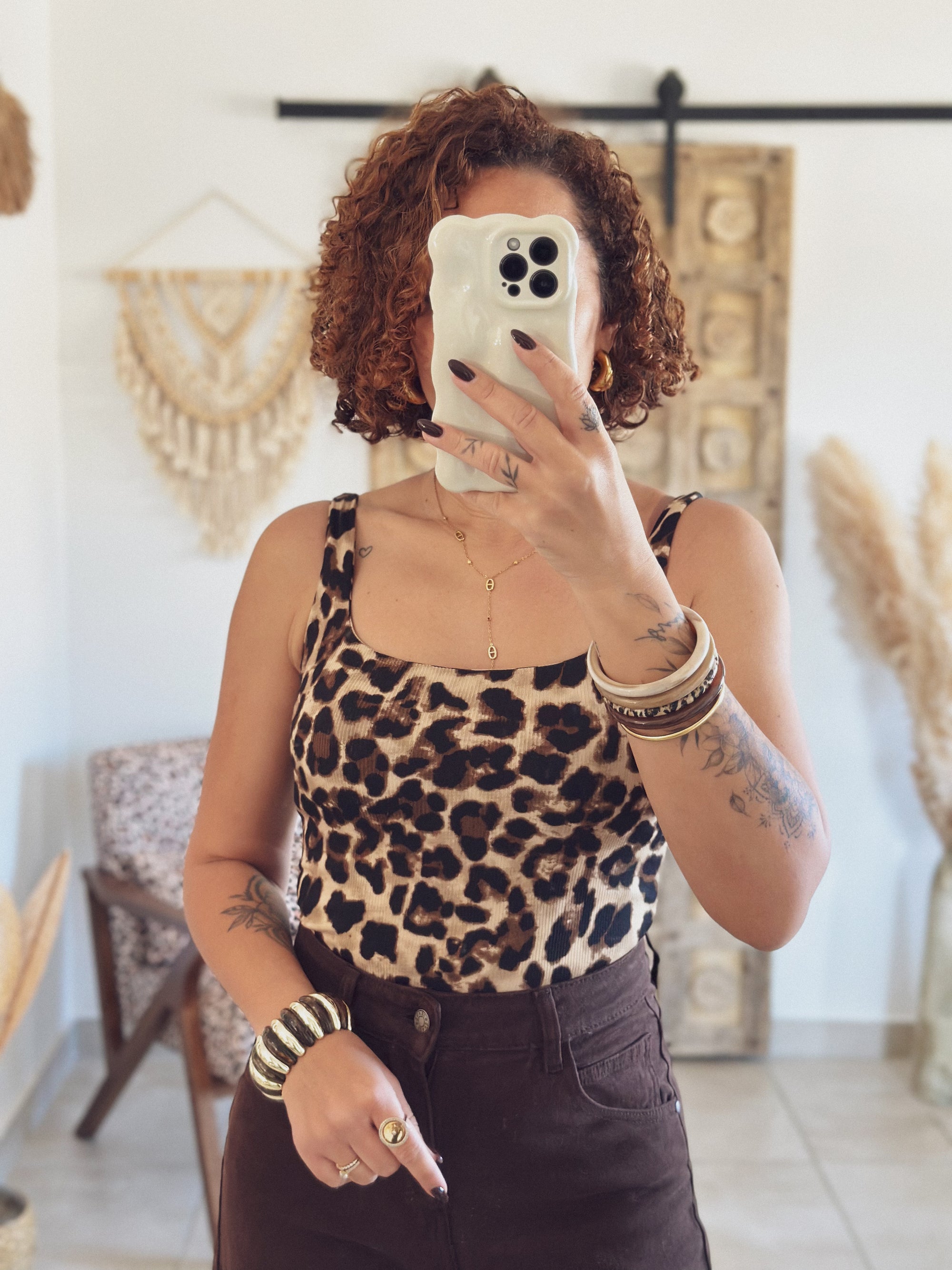 Body Carmen – Imprimé léopard