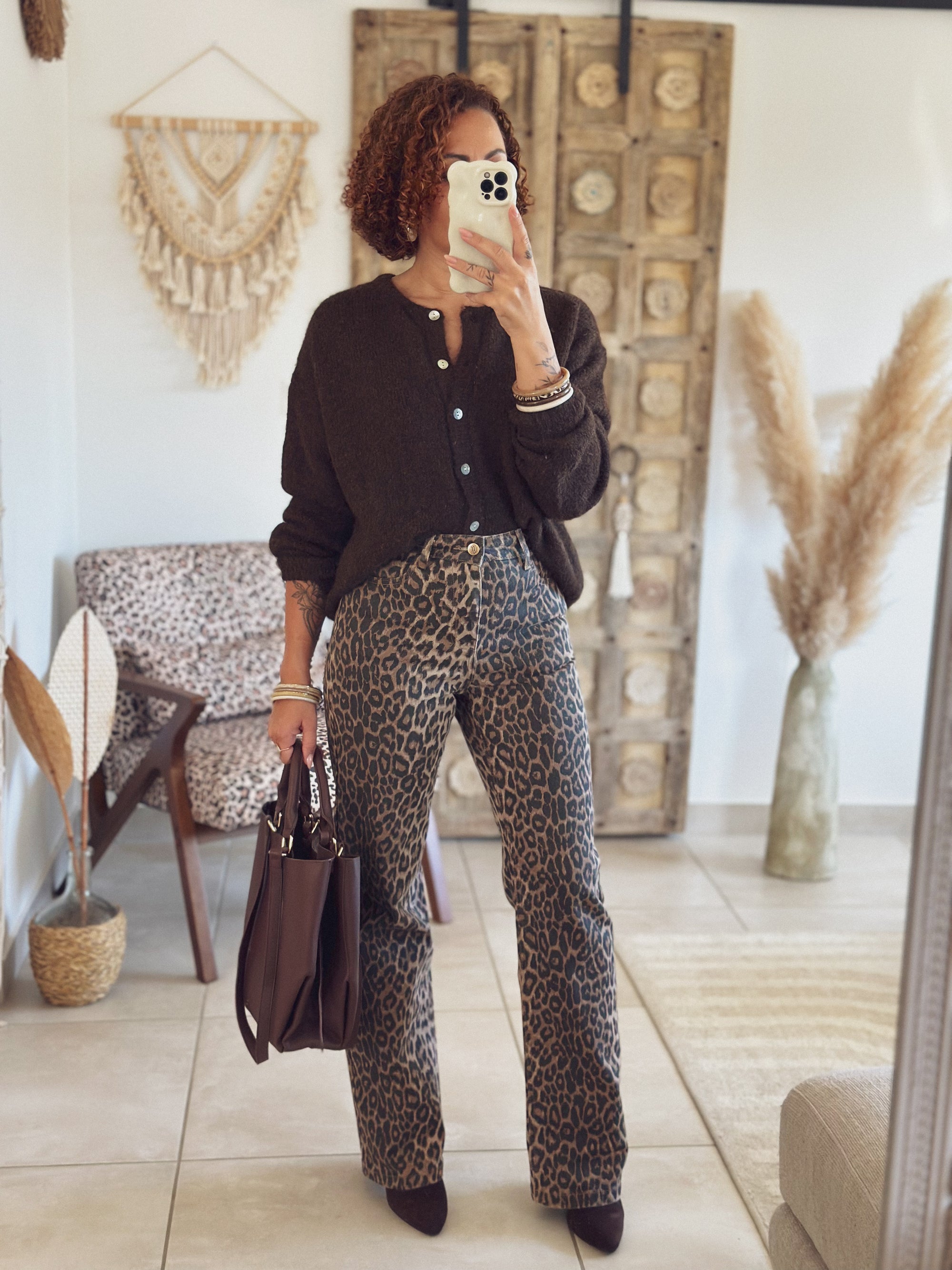 Jean Sienna – Léopard chocolat