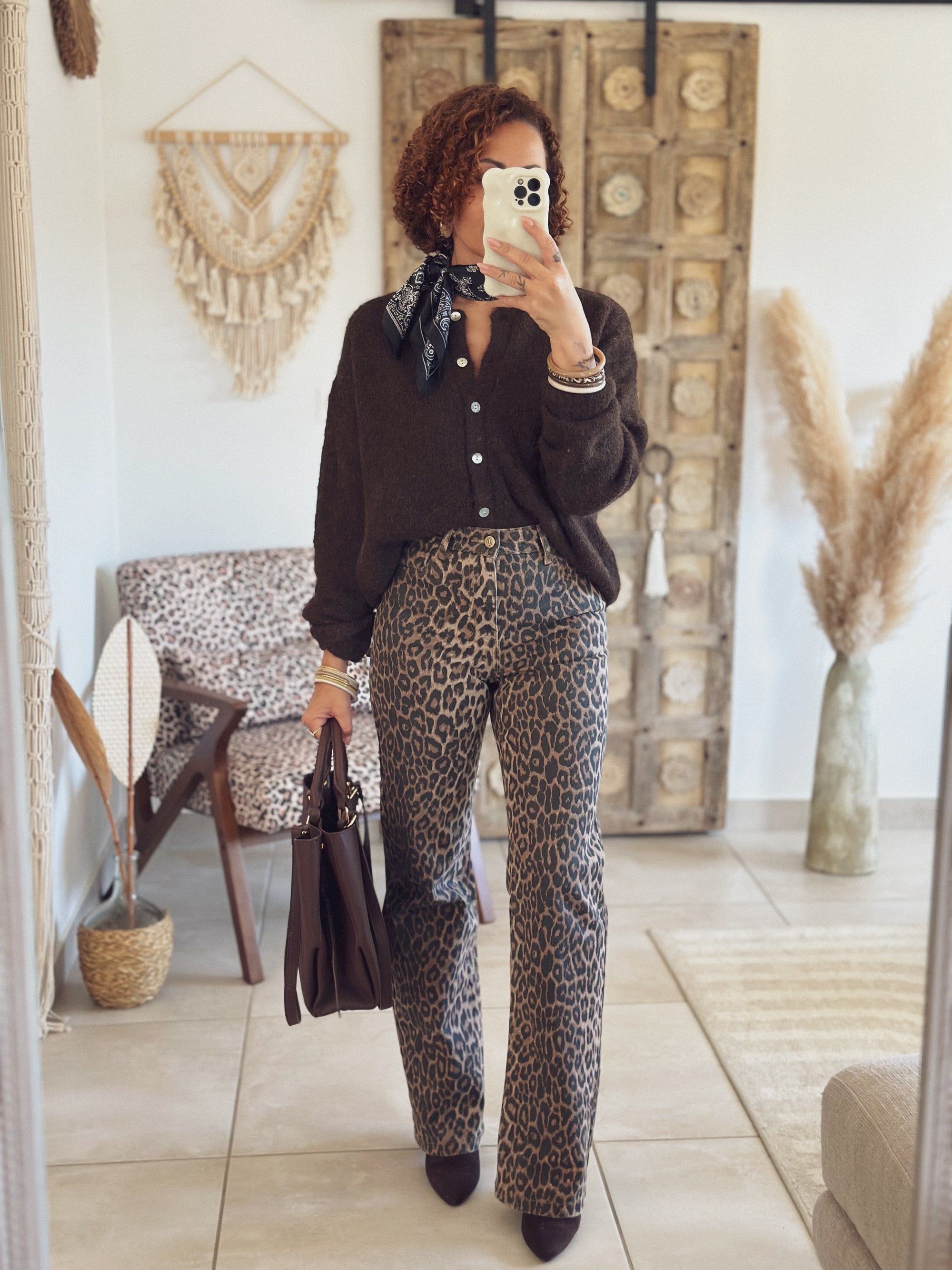 Jean Sienna – Léopard chocolat