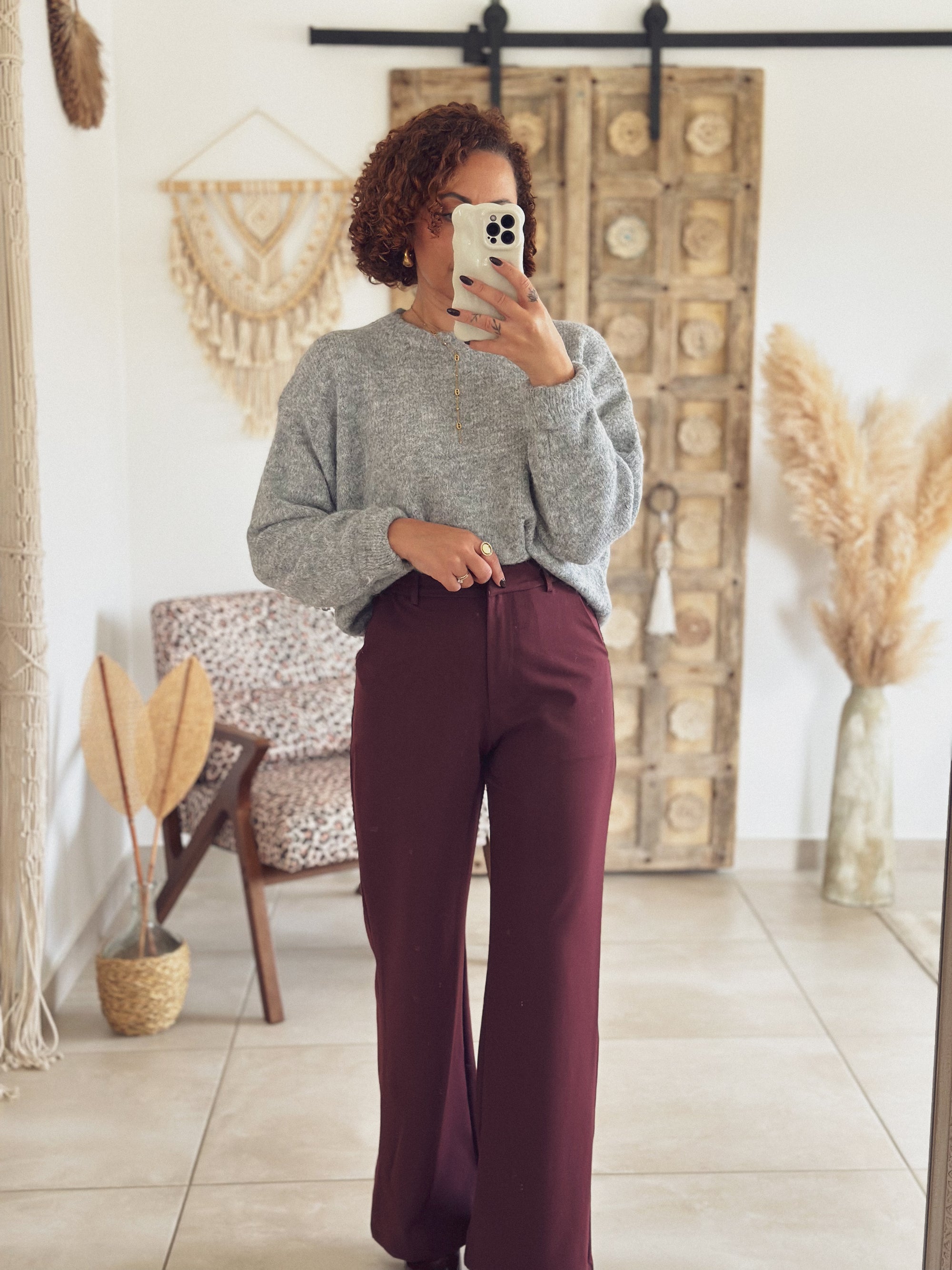 Pull Maëlle – Gris chiné