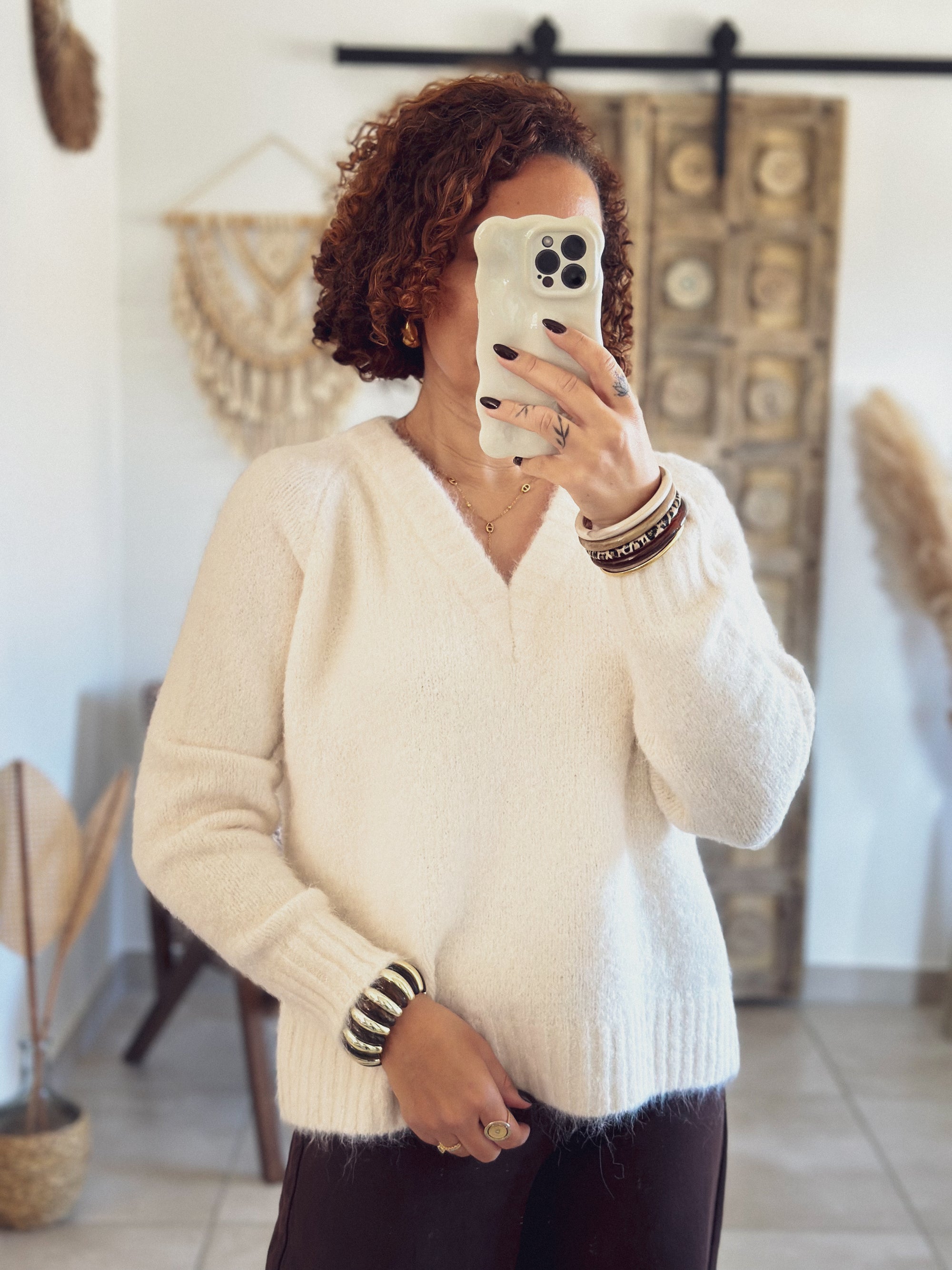 Pull Maïa – Beige
