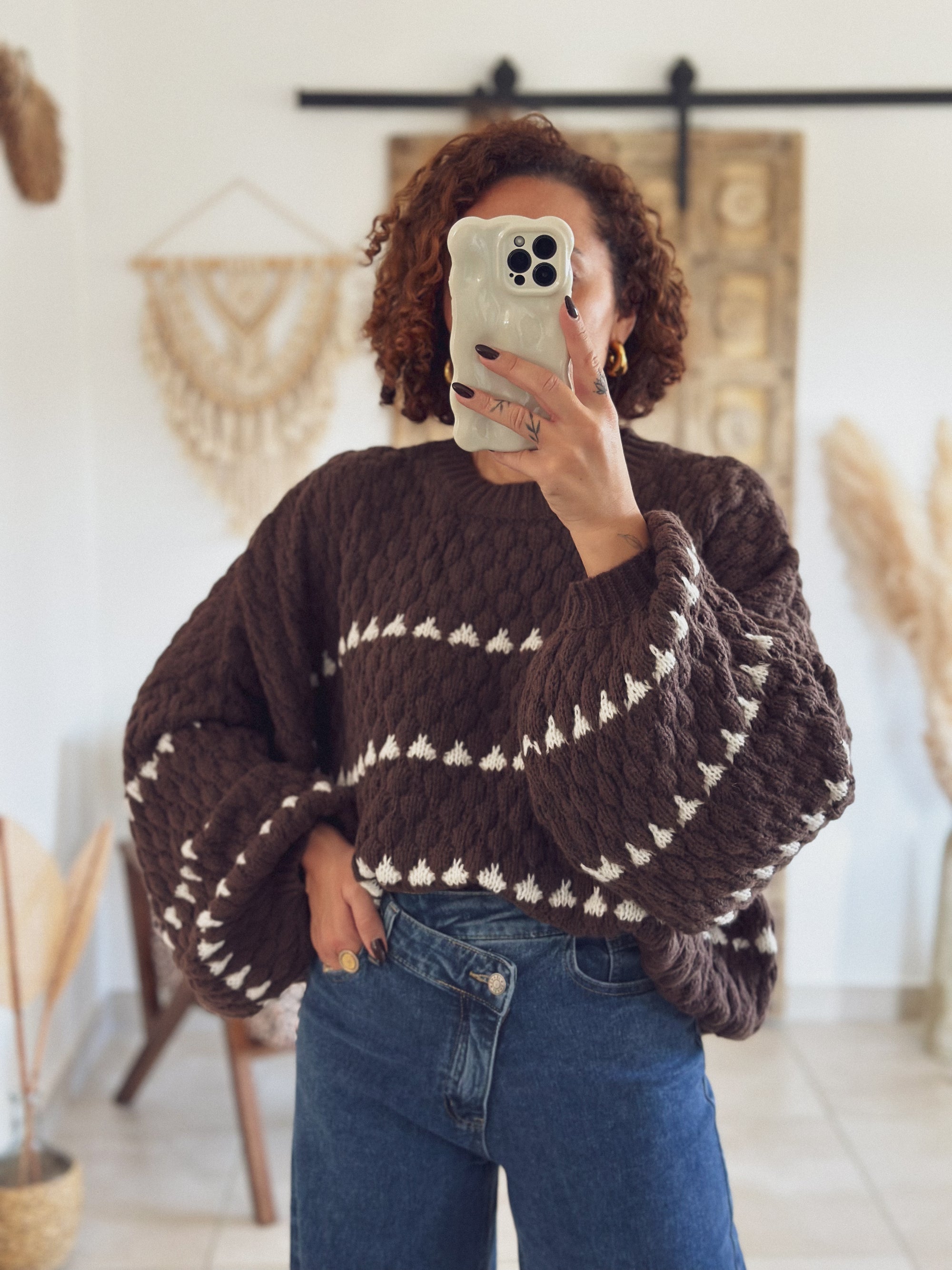 Pull Aléna – Maille Chocolat
