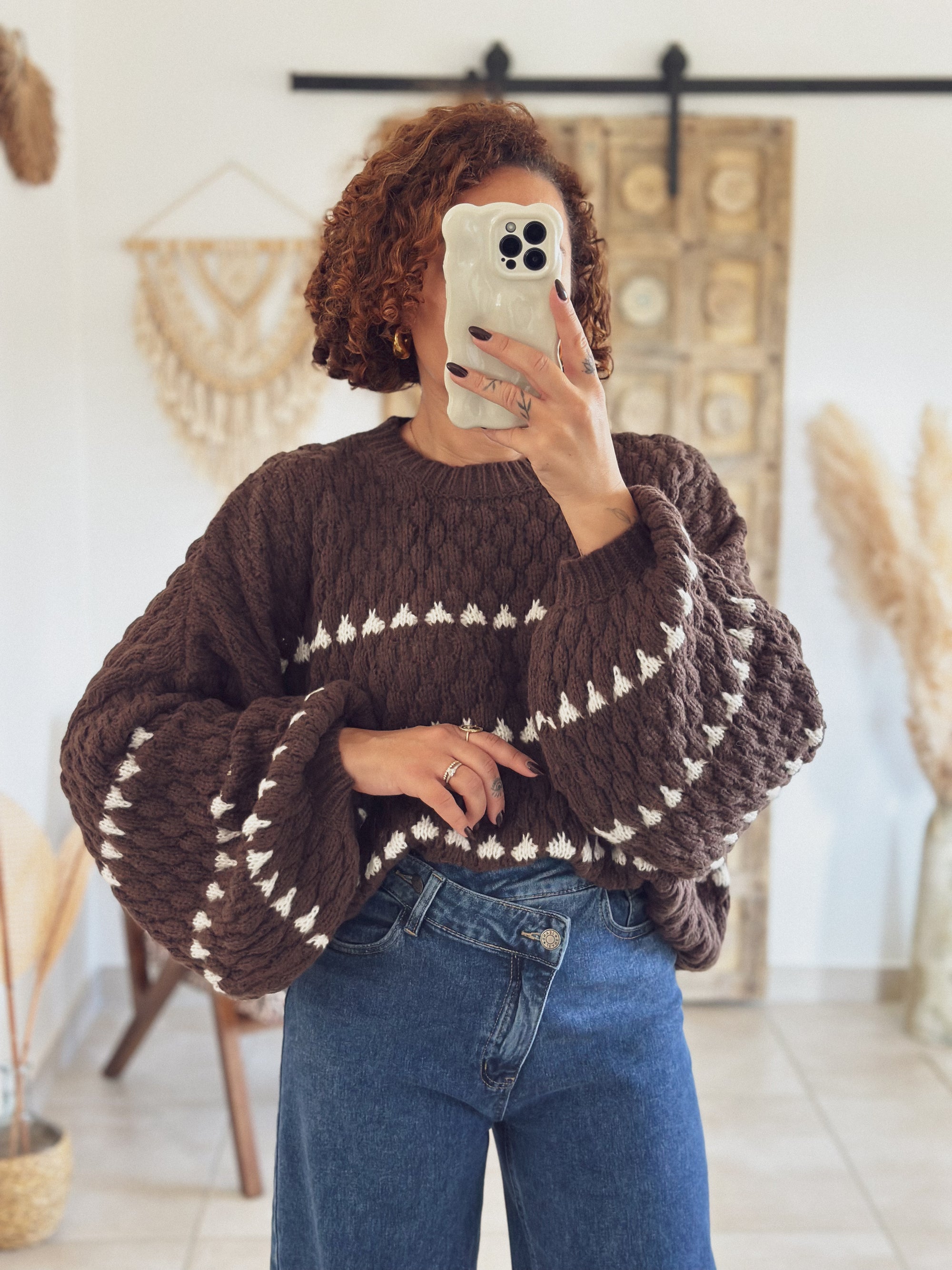 Pull Aléna – Maille Chocolat