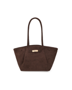 Sac cabas Mirella - Suédine marron
