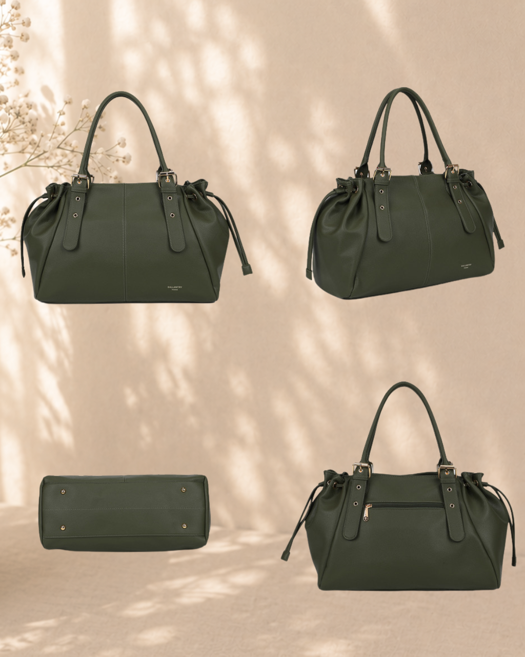 Sac cabas Alma - Kaki (Bientôt dispo en précommande)