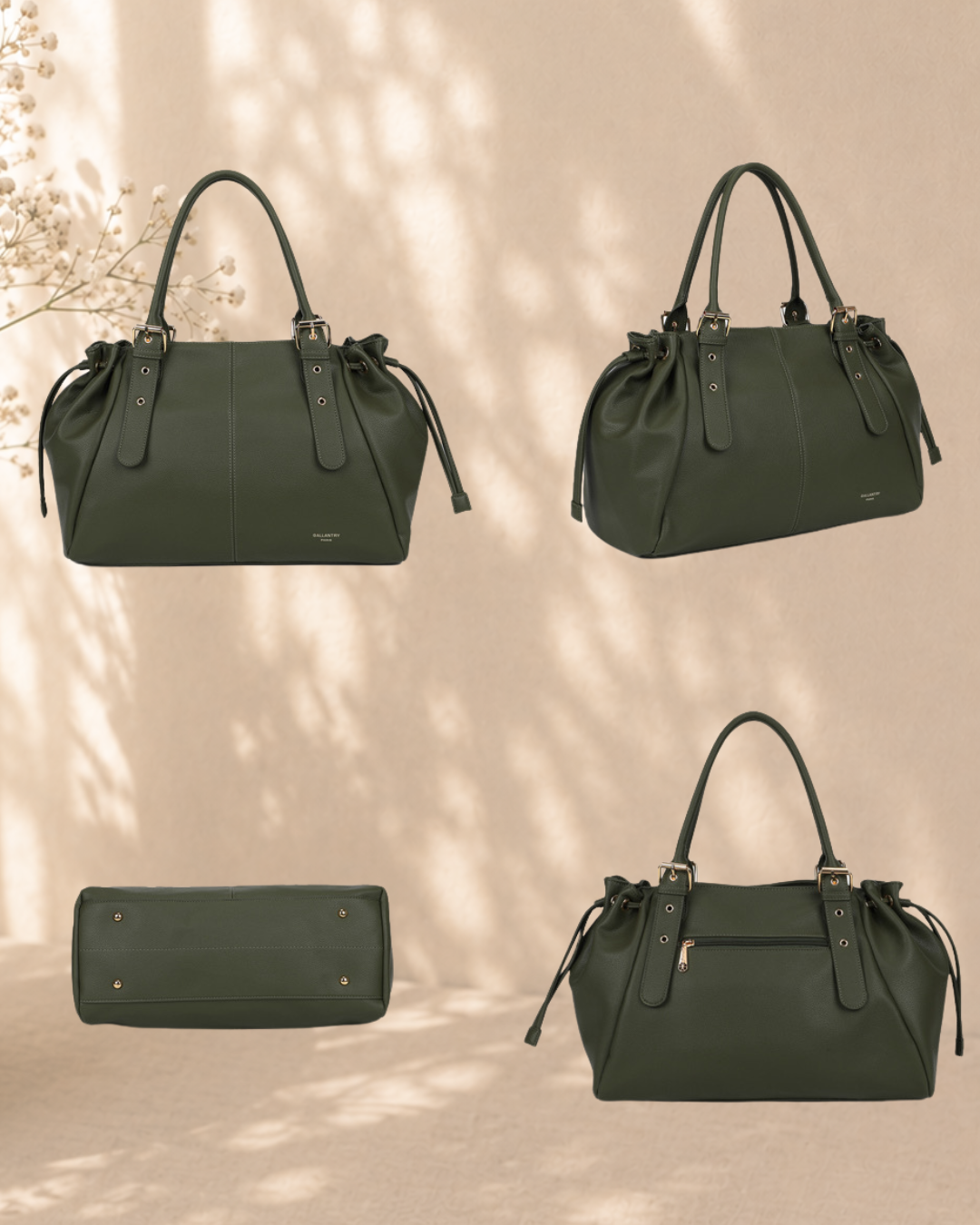 Sac cabas Alma - Kaki (Bientôt dispo en précommande)