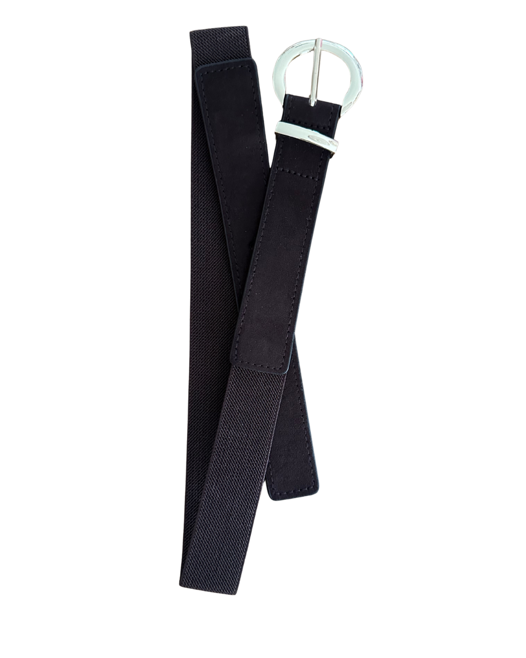 Neria Belt - Brown Elastic