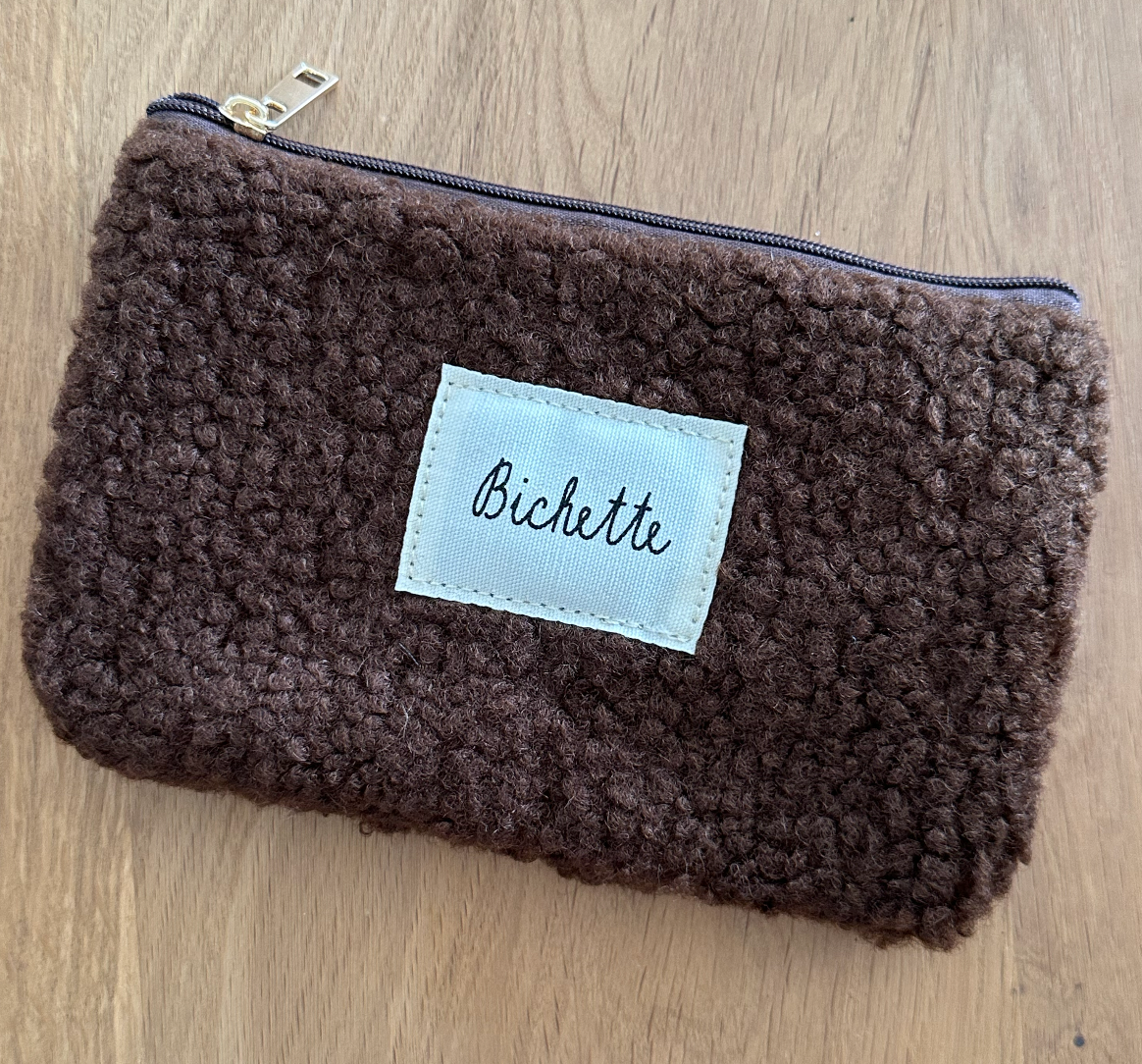 Pochette Bichette - Sherpa Chocolat