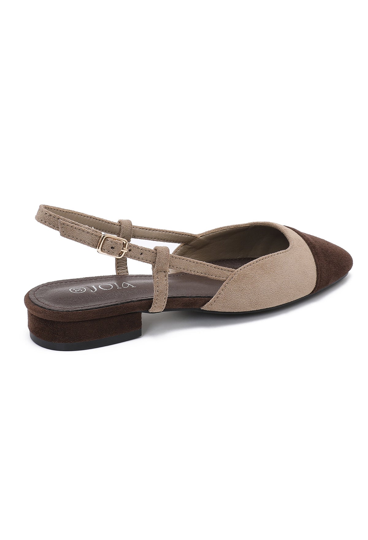 Slingback Elica - Suédine taupe