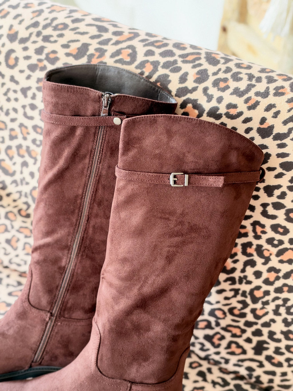 Bottes Sidonie - Suédine marron