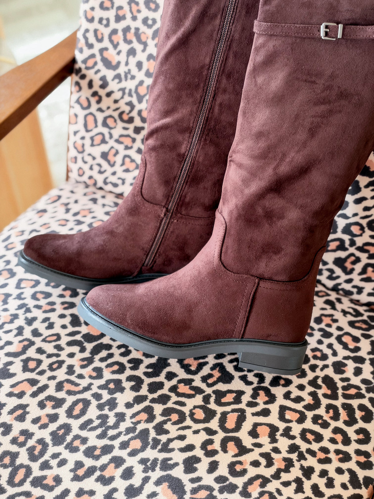 Bottes Sidonie - Suédine marron
