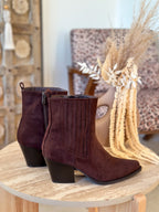 Bottines santiag Fiora - Marron