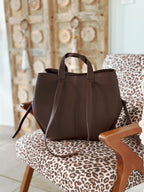 Lola Tote Bag - Chocolate