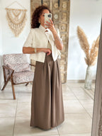 Blazer Tyra - Croisé court écru