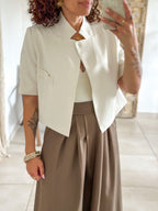 Blazer Tyra - Croisé court écru