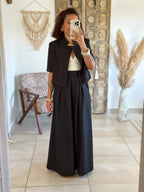 Blazer Tyra - Croisé court noir