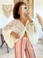 Blouse Bohemia - Dentelle écru