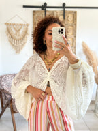 Blouse Bohemia - Dentelle écru