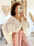 Blouse Bohemia - Dentelle écru