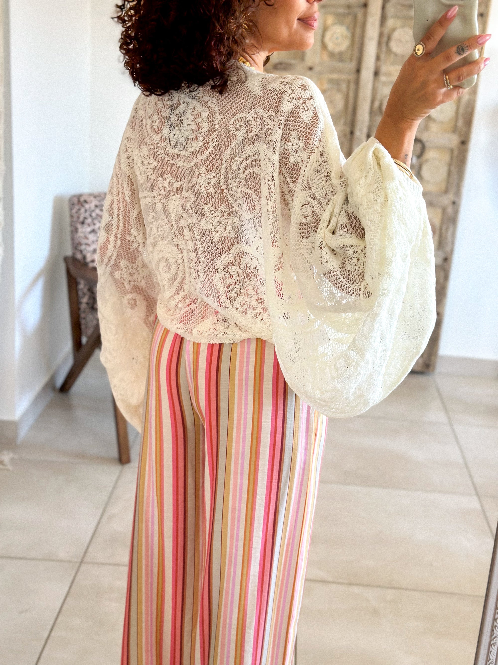 Blouse Bohemia - Dentelle écru