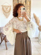 Blouse Bohemia - Dentelle écru
