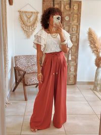 Blouse Manolia - Dentelle blanche