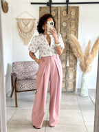 Blouse Millie - Gaze de coton fleuri