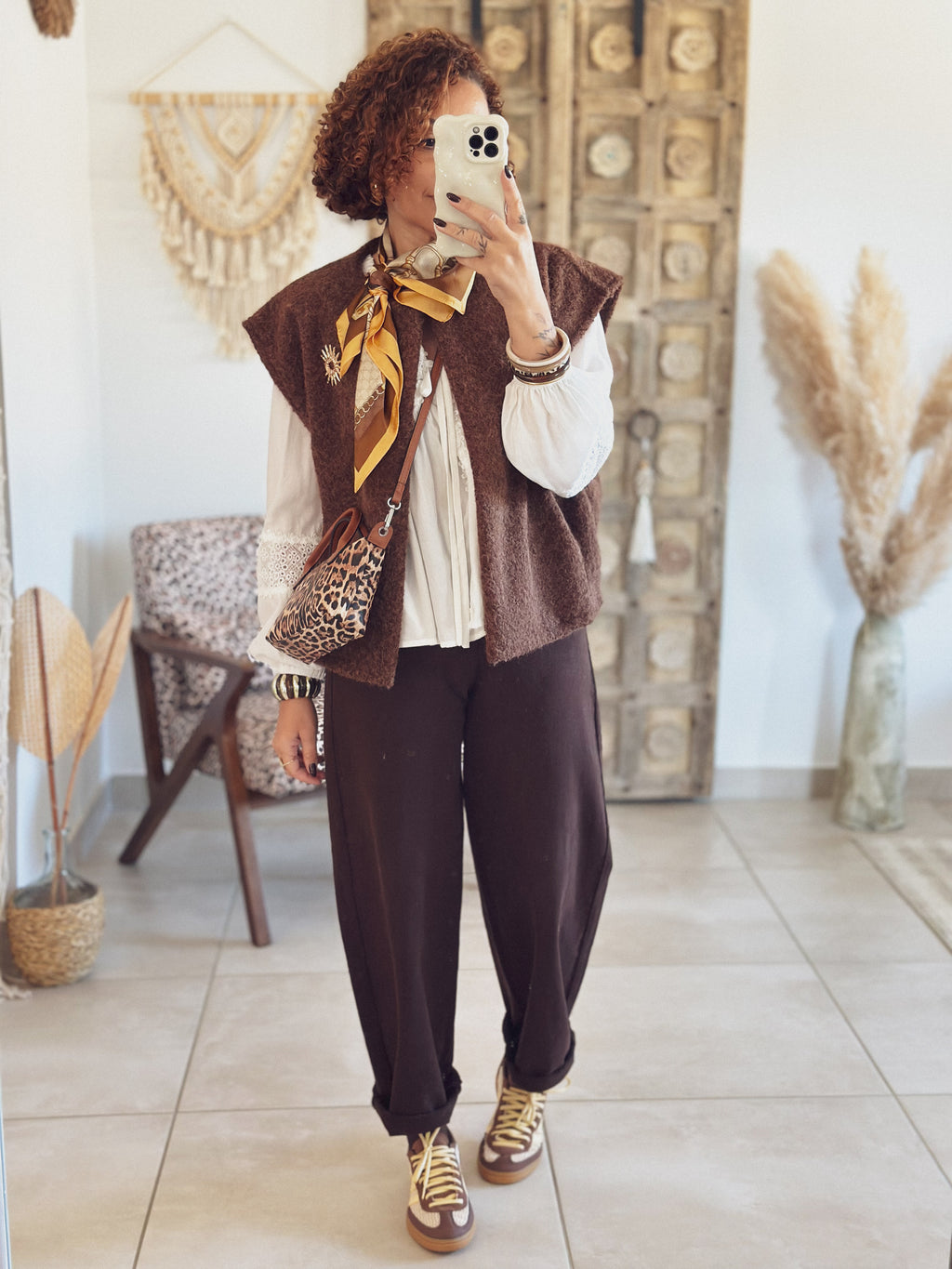 Blouse Flora – Péplum Écru