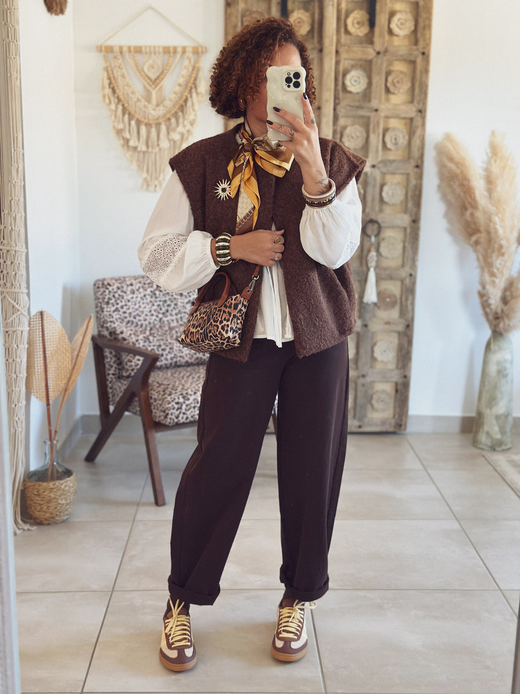 Blouse Flora – Péplum Écru