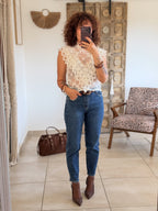 Blouse Jody – Dentelle écrue