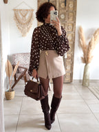 Blouse Noa - Pois chocolat
