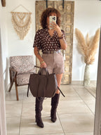 Blouse Zelie - Pois chocolat