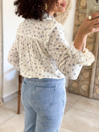 Blouse Altea - Fleurie bleu