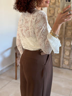 Blouse Cataleya - Dentelle crème