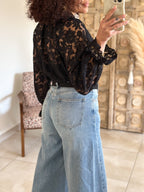 Blouse Ornella - Dentelle noir