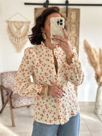 Blouse Fleurine - Gaze de coton fleurie