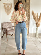 Blouse Fleurine - Gaze de coton fleurie