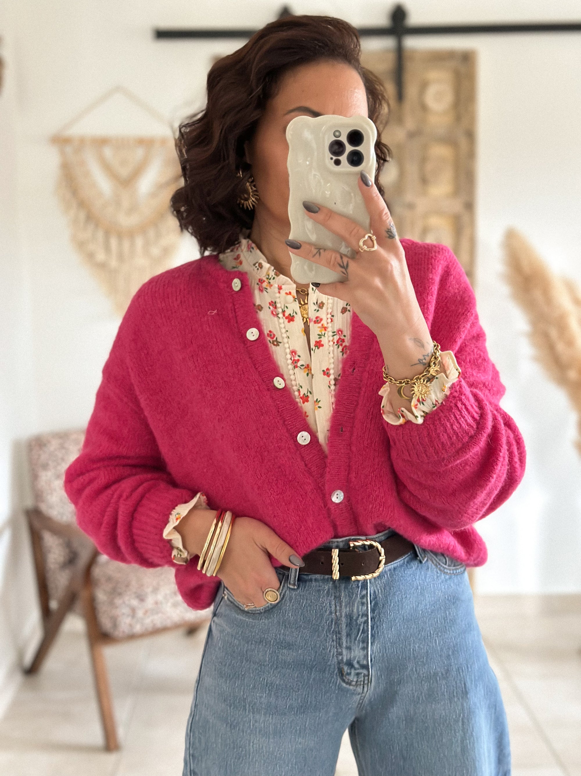 Blouse Fleurine - Gaze de coton fleurie