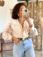Blouse Stella - Dentelle crème