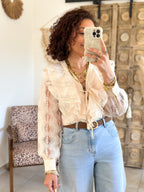 Blouse Stella - Dentelle crème