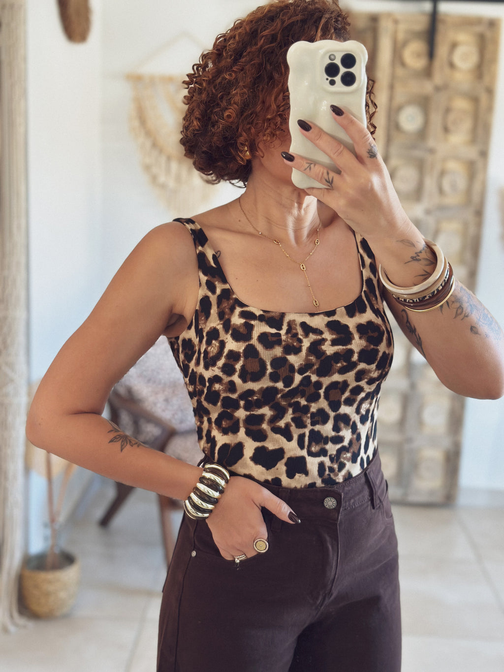 Body Carmen – Imprimé léopard