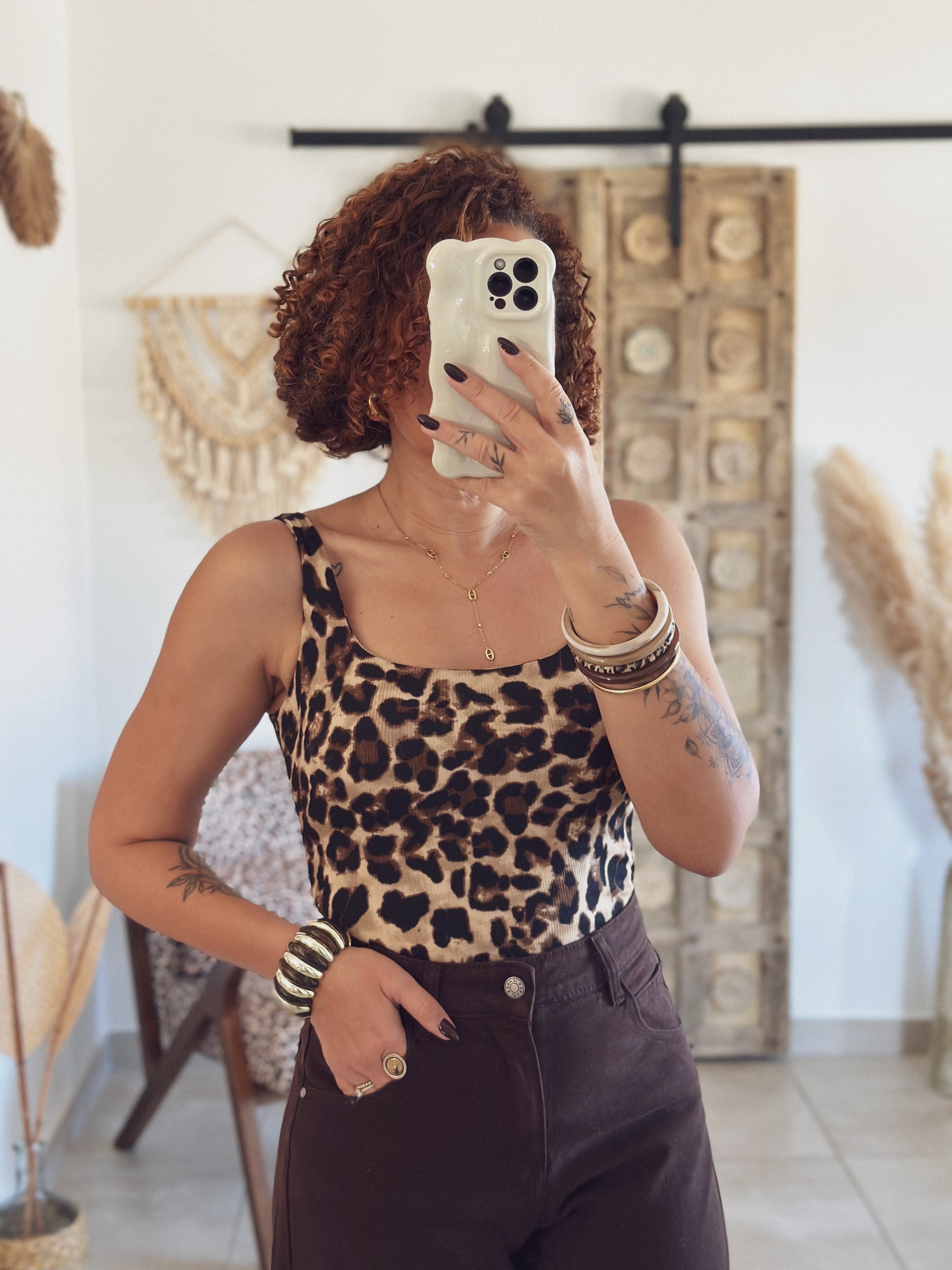 Body Carmen – Imprimé léopard