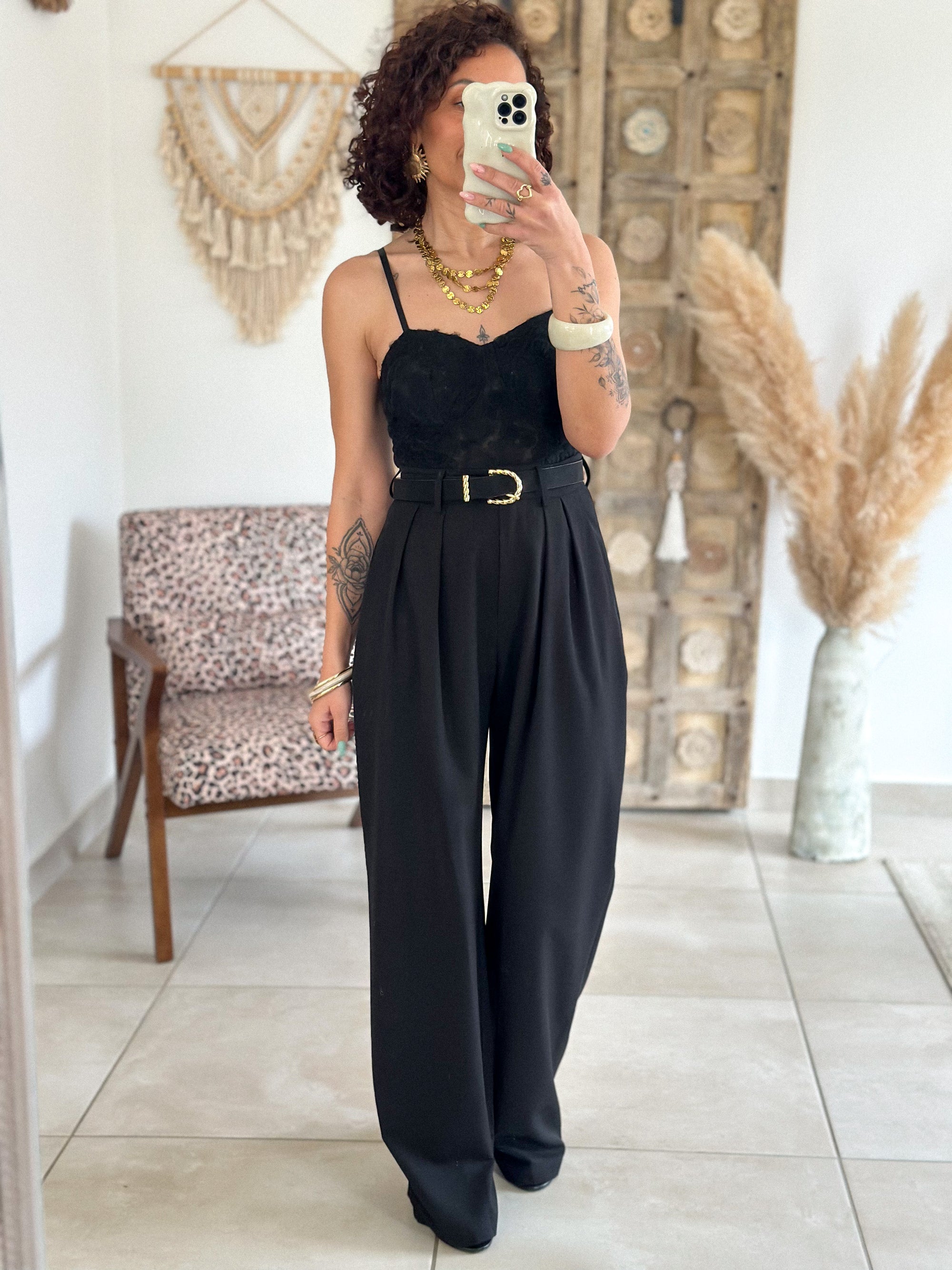 Body Izzie - Dentelle noir