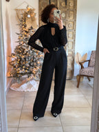 Body Tala - Noir Léopard Velours