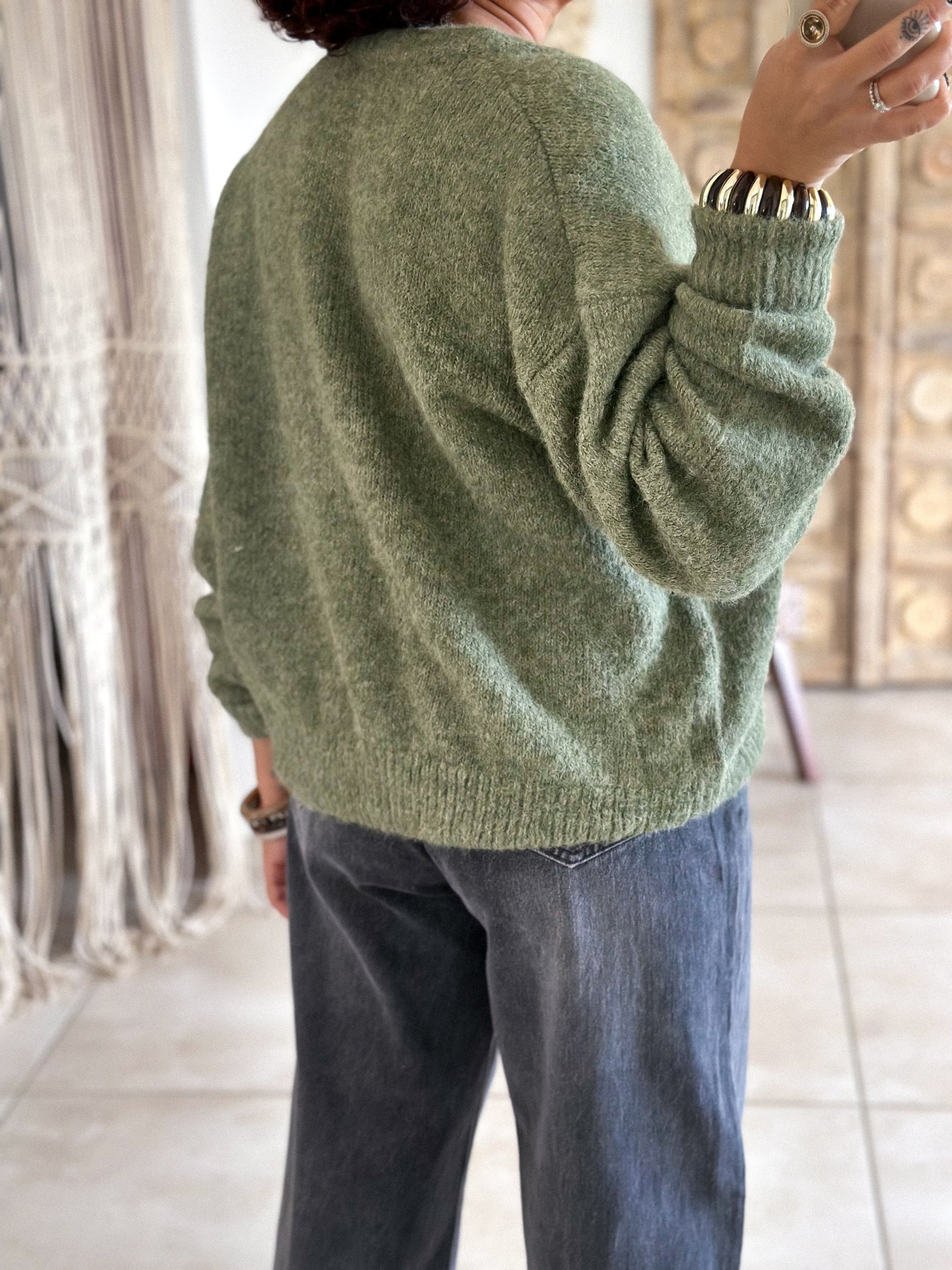 Cardigan Louisa - Olive