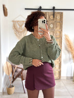 Cardigan Louisa - Olive