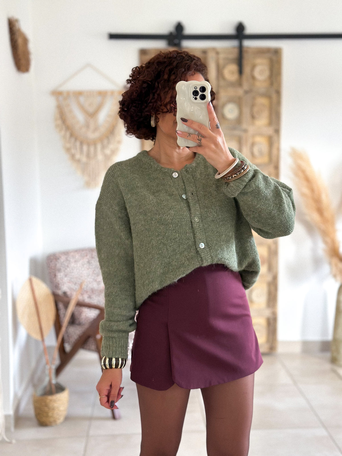 Louisa Cardigan - Olive