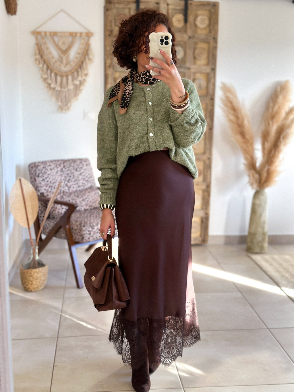 Cardigan Louisa - Olive